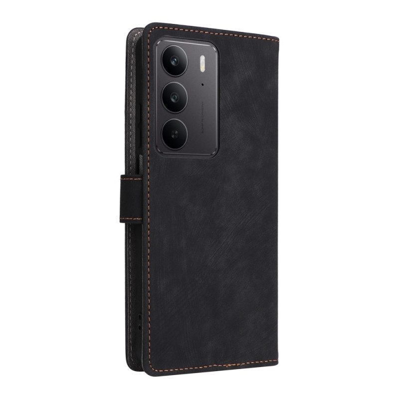 Kuoret Realme 14x 5g Mokkanahkamainen Rfid-suojaus