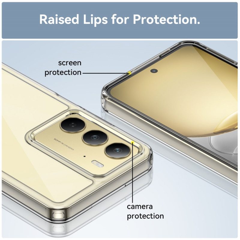 Kuori Realme 14x 5g Läpinäkyvä Ja Karkaistusta Lasista Valmistettu Näytönsuoja Suojakuori