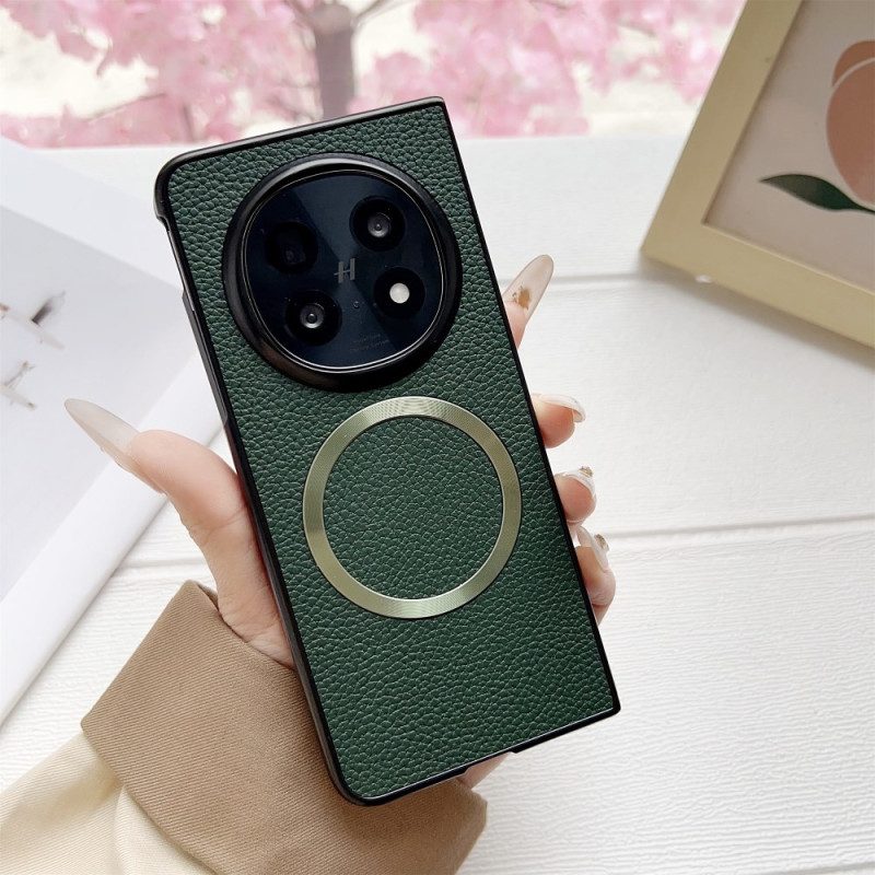 Kuori Oppo Find N5 Magsafe-yhteensopiva Keinonahka Suojakuori