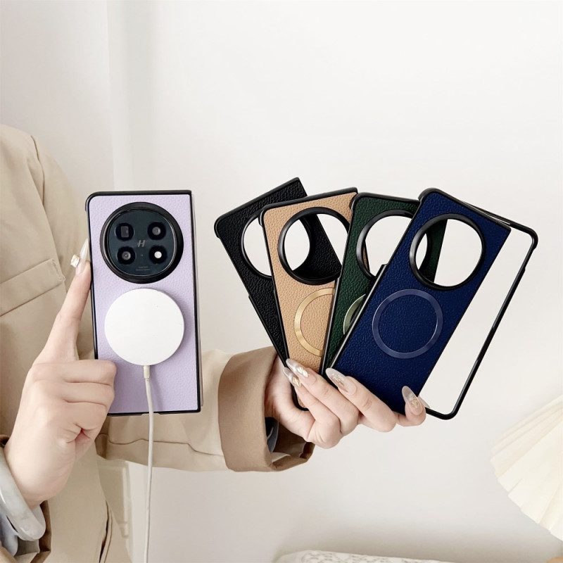 Kuori Oppo Find N5 Magsafe-yhteensopiva Keinonahka Suojakuori