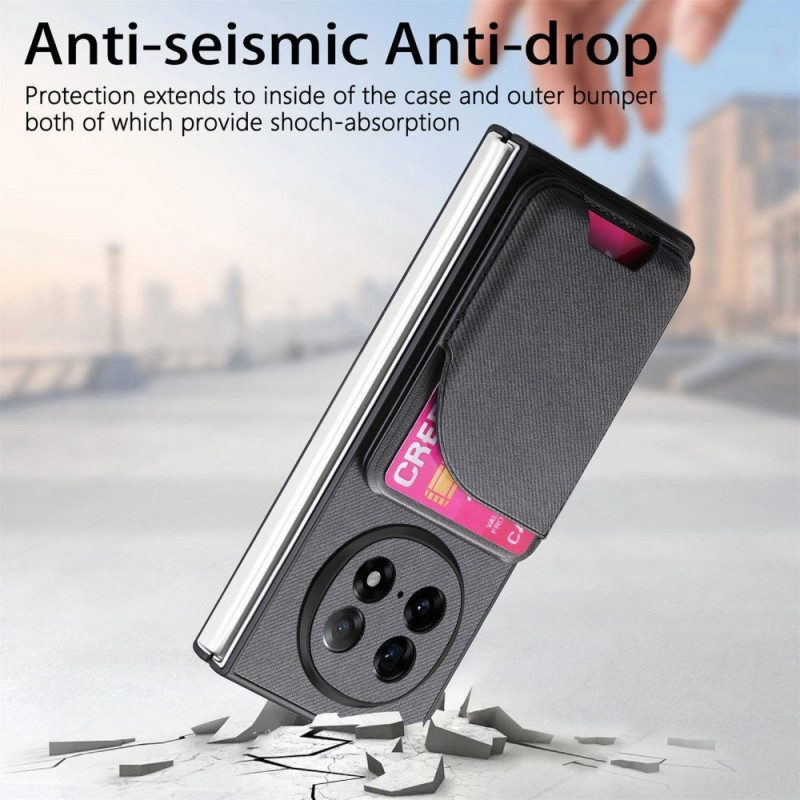 Puhelinkuoret Oppo Find N5 Magneettinen Jalustalla Ja Irrotettavalla Pussilla