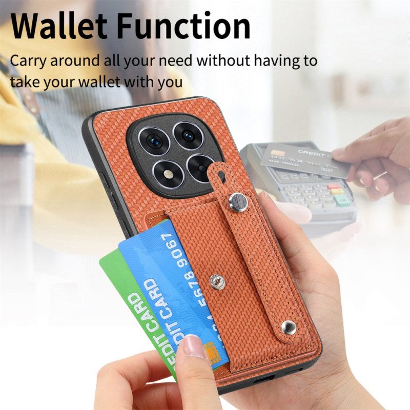 Case Xiaomi Redmi Note 14 Pro Plus 5g Puhelinkuoret Korttikotelolla Ja Käyttöhihnalla