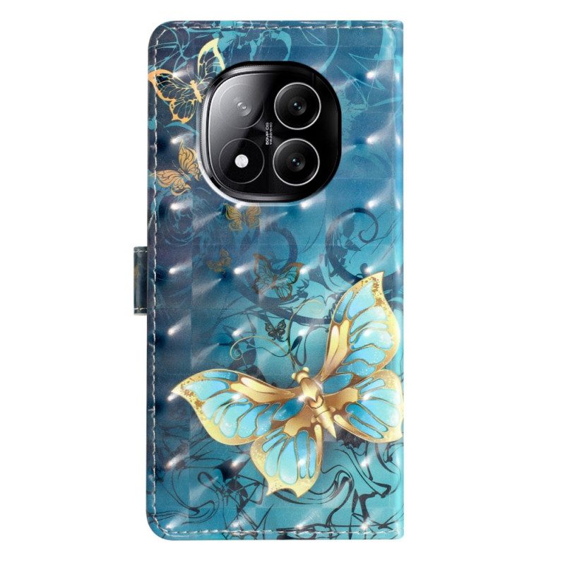 Kotelot Xiaomi Redmi Note 14 Pro Plus 5g 3d-perhosia