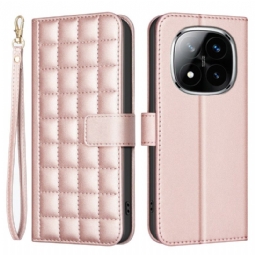 Kotelot Xiaomi Redmi Note 14 Pro Plus 5g Ensiluokkainen Tikattu Hihna