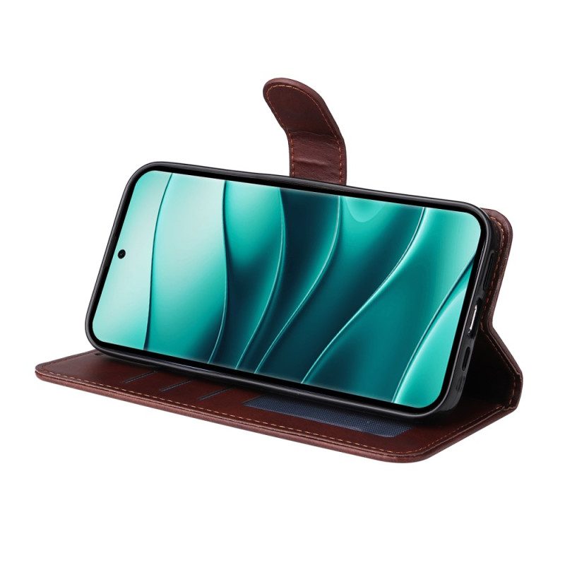 Kotelot Xiaomi Redmi Note 14 Pro Plus 5g Yksinkertaista Nahkaa Ja Hihna