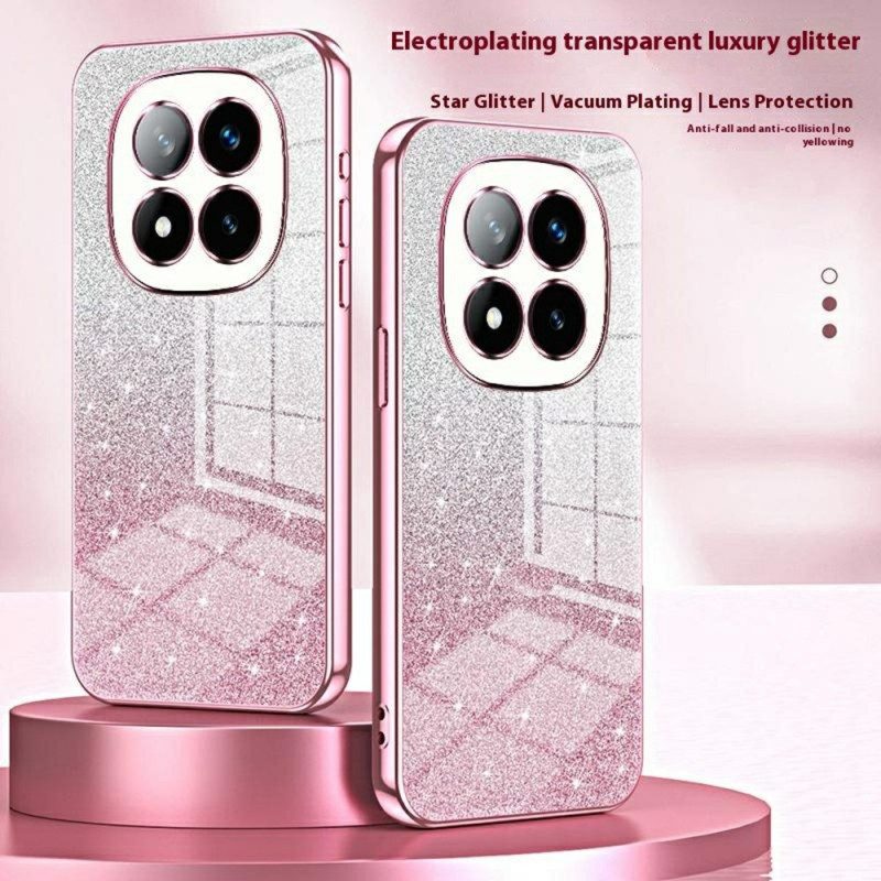 Kuori Xiaomi Redmi Note 14 Pro Plus 5g Liukuvärjätty Kimalle