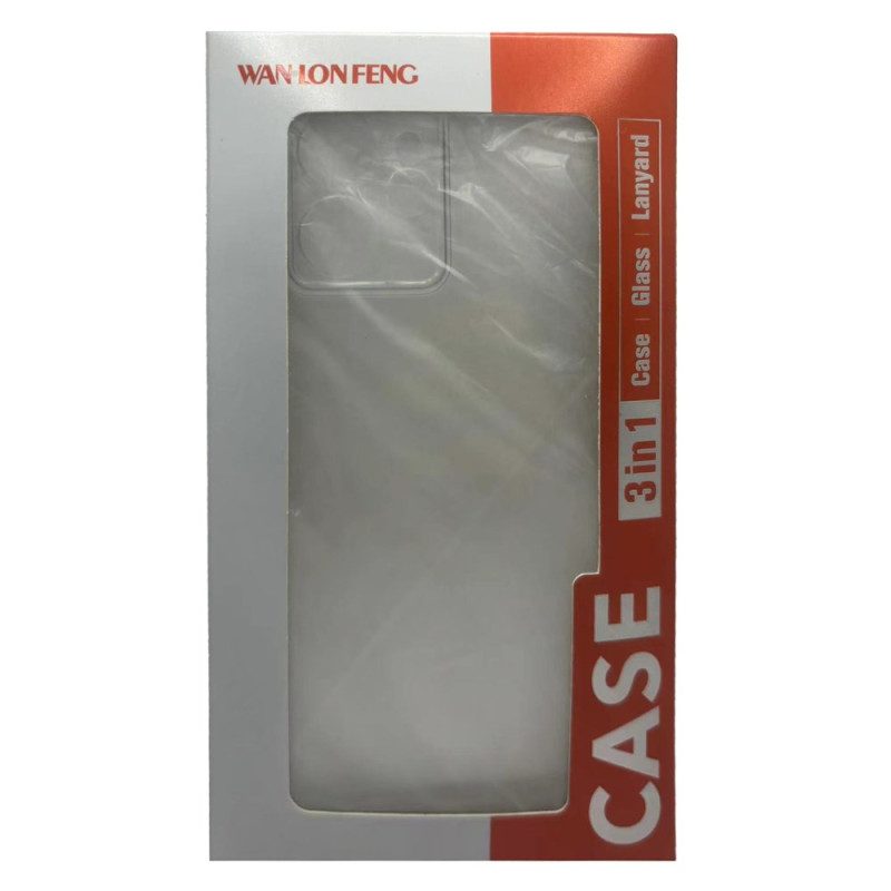 Kuori Xiaomi Redmi Note 14 Pro Plus 5g Vahvistettu Läpinäkyvä Ja Karkaistulla Lasisella Näytönsuojalla