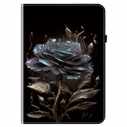 Kotelot Samsung Galaxy Tab S10 Fe Plus Elegantti Mustan Ruusun Suoja