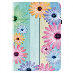 Kotelot Samsung Galaxy Tab S10 Fe Plus Värikkäitä Auringonkukkia
