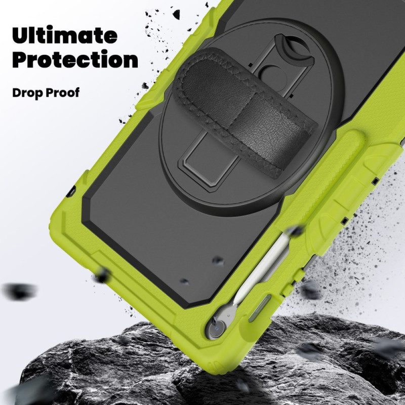 Kuori Samsung Galaxy Tab S10 Fe Plus Erittäin Kestävä Olkahihnalla Suojakuori