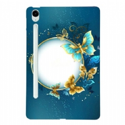 Kuori Samsung Galaxy Tab S10 Fe Plus Ympyrä Ja Perhosia Suojakuori