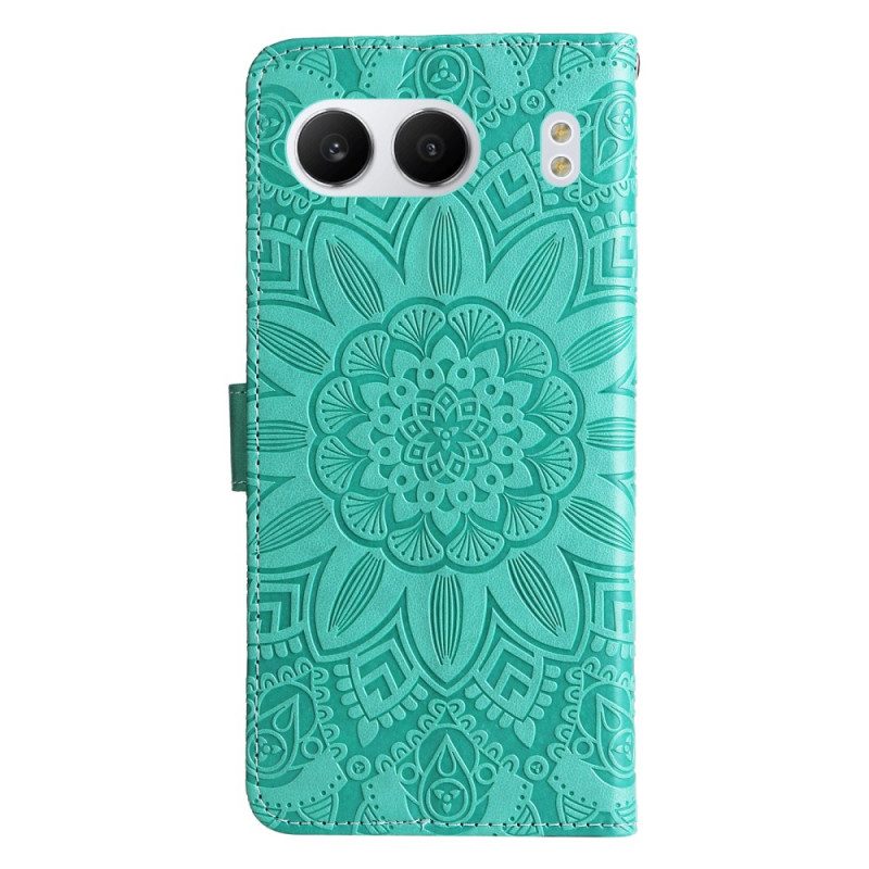 Kotelot Oneplus Nord 4 Auringonkukkakuvioinen Ranneke