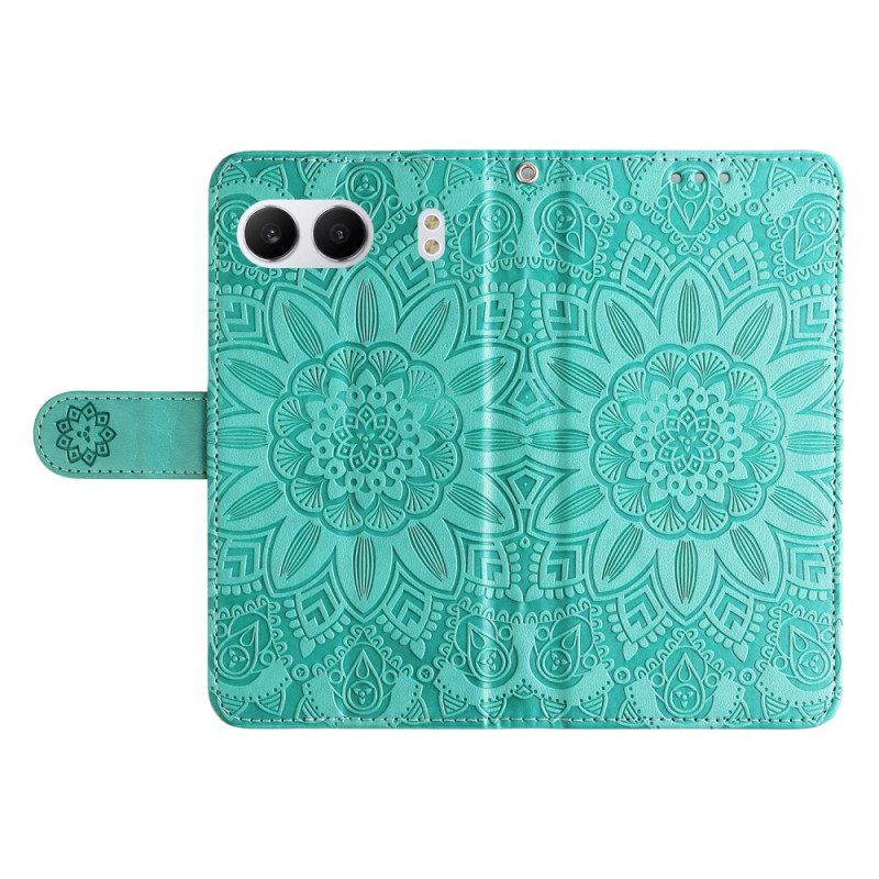 Kotelot Oneplus Nord 4 Auringonkukkakuvioinen Ranneke