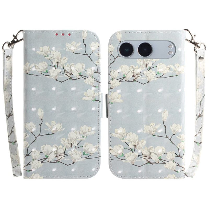 Kotelot Oneplus Nord 4 Magnolia-avainnauha