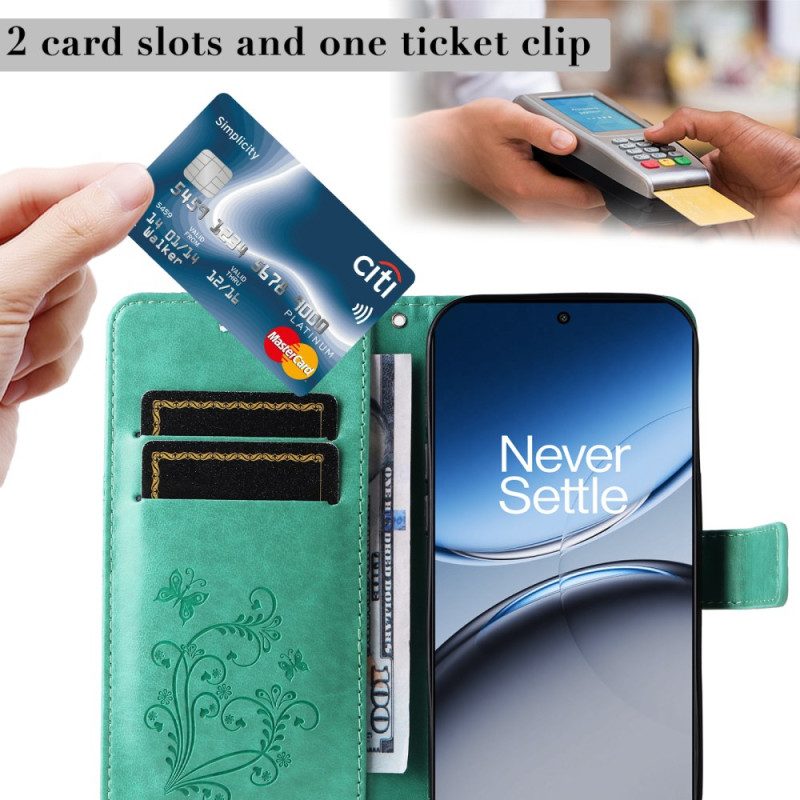 Kotelot Oneplus Nord 4 Puhelinkuoret Jättimäinen Perhosremmi