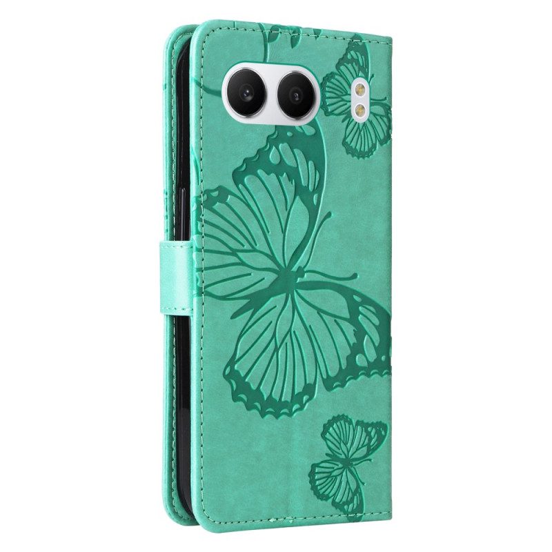 Kotelot Oneplus Nord 4 Puhelinkuoret Jättimäinen Perhosremmi