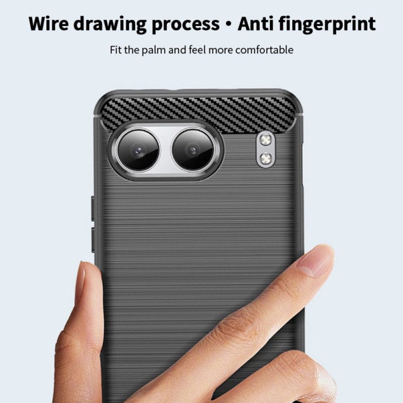 Kuori Oneplus Nord 4 Harjattu Hiilikuitu