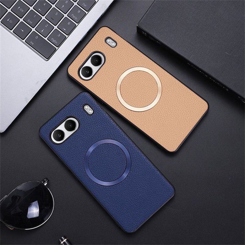 Kuori Oneplus Nord 4 Lychee-nahkainen Magsafe-yhteensopiva