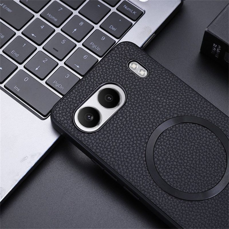 Kuori Oneplus Nord 4 Lychee-nahkainen Magsafe-yhteensopiva