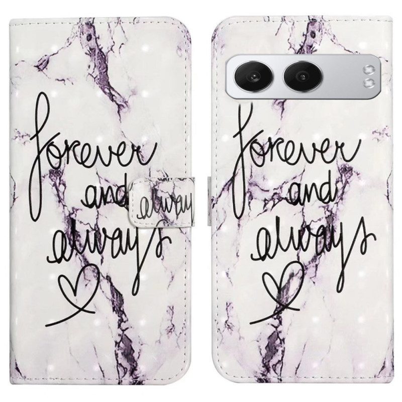 Nahkakotelo Oneplus Nord 4 3d-kuvio