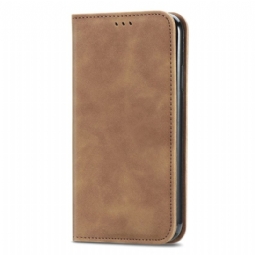 Nahkakotelo Oneplus Nord 4 Mokkanahkaefekti