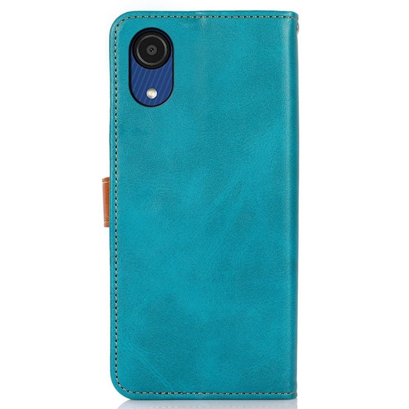Kotelot Samsung Galaxy A03 Core Suojakuori Khazneh Bicolor Keinonahka