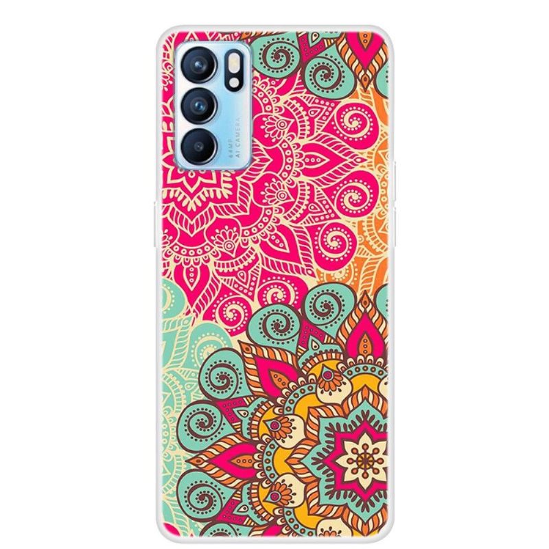 Kuori Oppo Reno 6 5G Retro Mandala