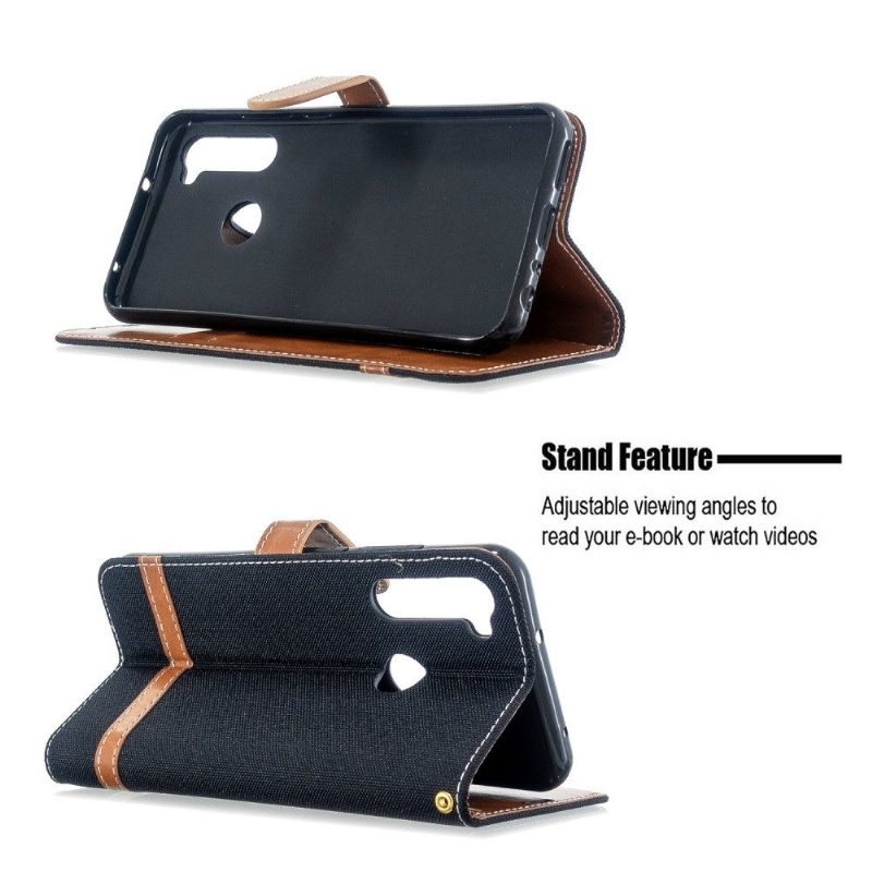Nahkakuori Xiaomi Redmi Note 8T Kotelot Flip Folio Peitekangas