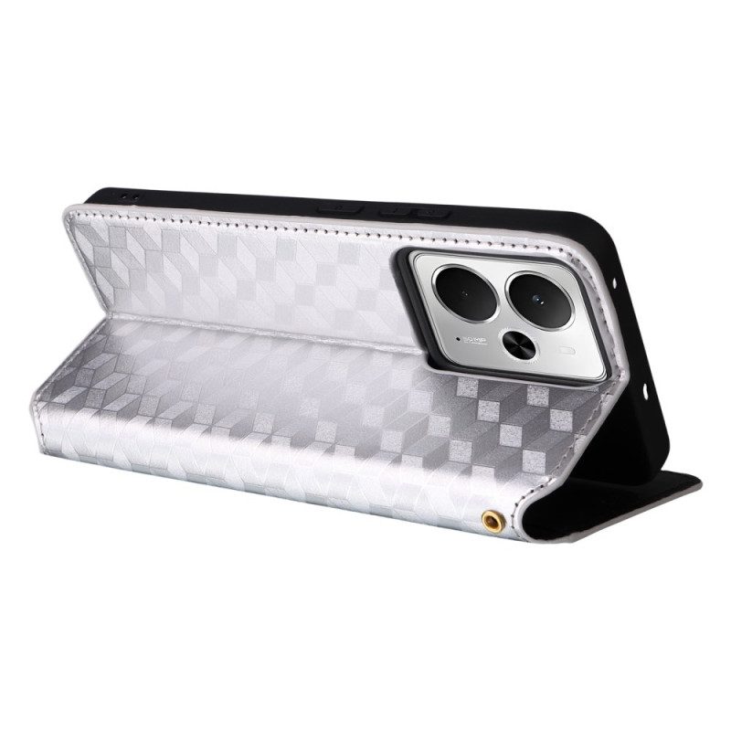 Nahkakotelo Realme 14t 5g 3d Timantit