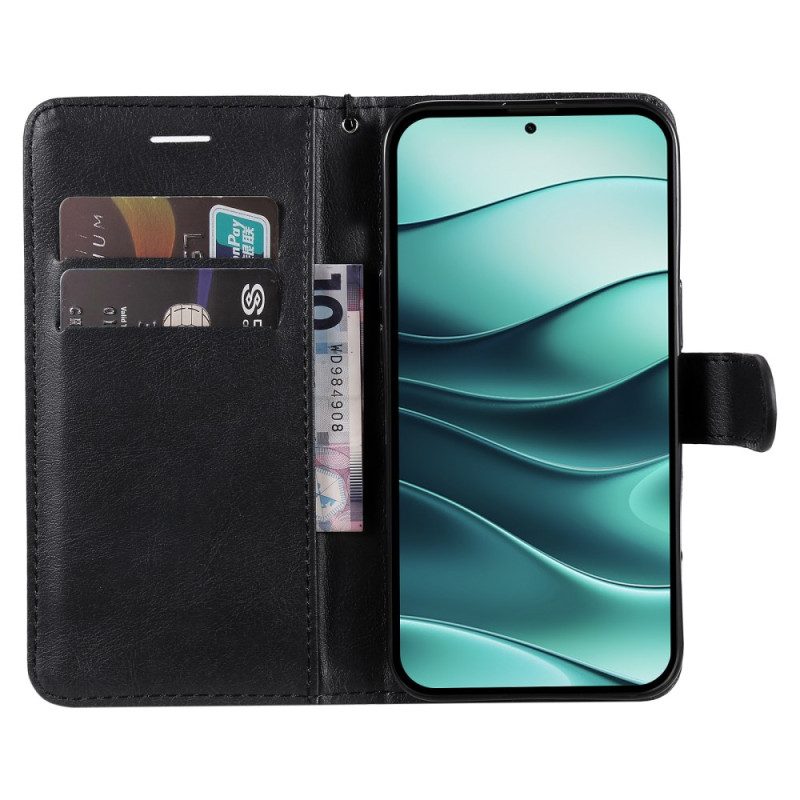 Kotelot Xiaomi Redmi Note 14 5g Keinonahka Hihnalla