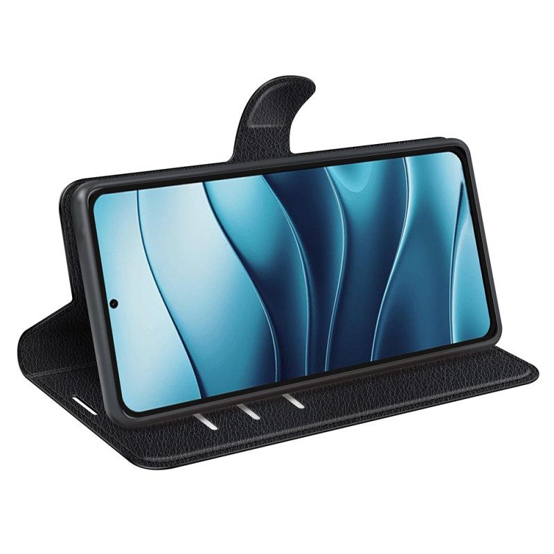 Kotelot Xiaomi Redmi Note 14 5g Klassinen Litsi-tekonahka