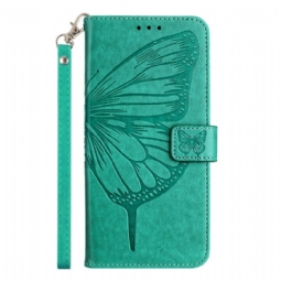 Kotelot Xiaomi Redmi Note 14 5g Puhelinkuoret Perhoskuvio Ja Hihna