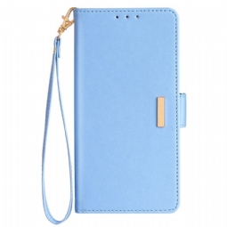 Kotelot Xiaomi Redmi Note 14 5g Rfid-suojausteknologialla Ja Kultaisella Soljella