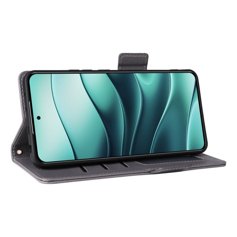 Kuoret Xiaomi Redmi Note 14 5g Litsikuvioinen Tekstuuri Hihnalla