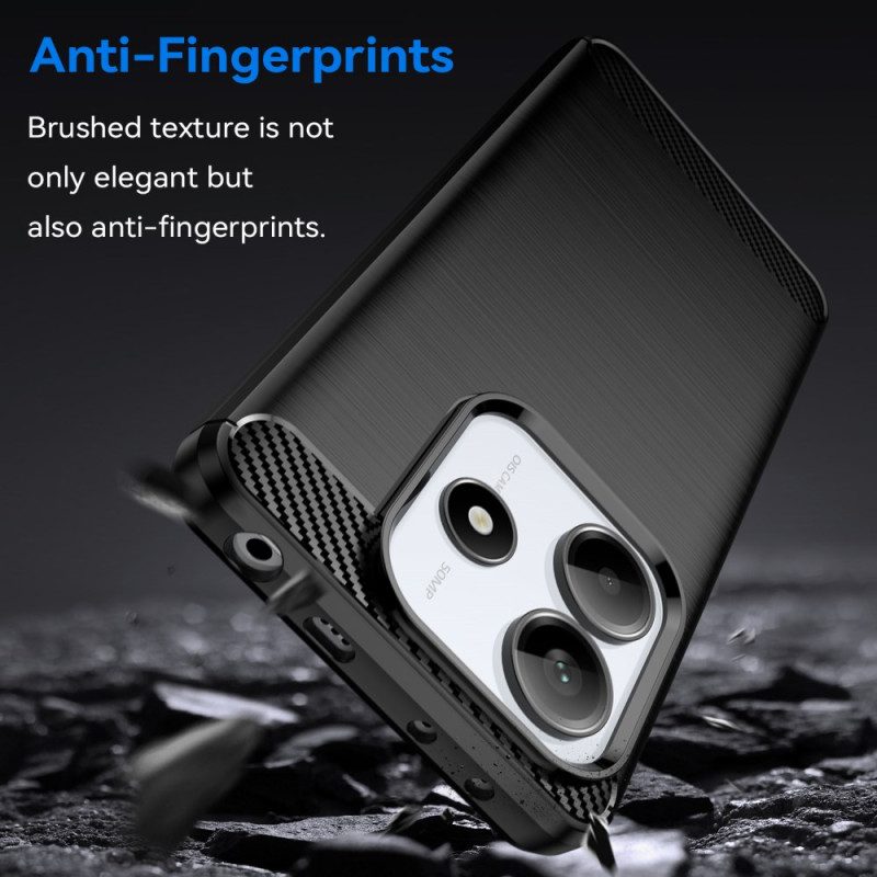 Kuori Xiaomi Redmi Note 14 5g Harjattu Hiilikuitu