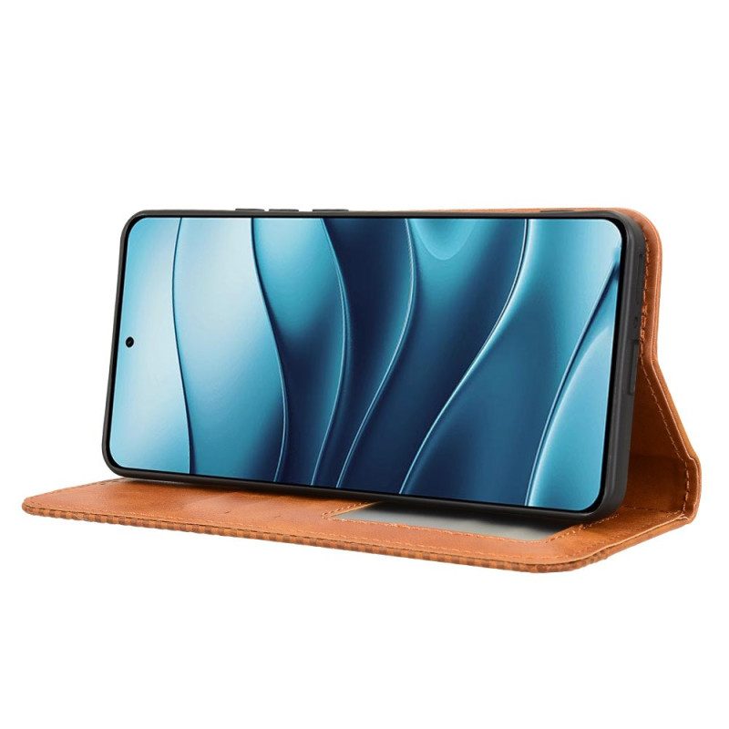 Nahkakotelo Xiaomi Redmi Note 14 5g Vintage-reunus Suojakuori