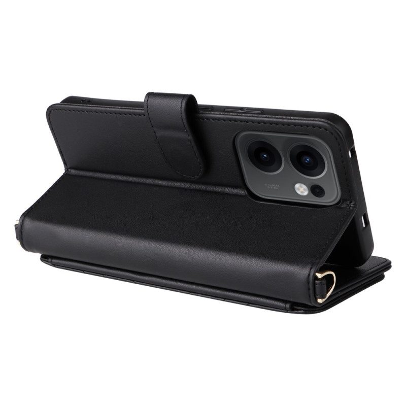 Kotelot Oppo Reno 13f 4g / 5g / 13 Fs 5g Puhelinkuoret Ensiluokkainen Retrohenkinen Olkahihna Ja Kaulanauha