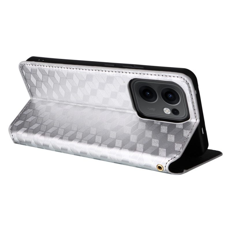 Nahkakotelo Oppo Reno 13f 4g / 5g / 13 Fs 5g 3d-timantit