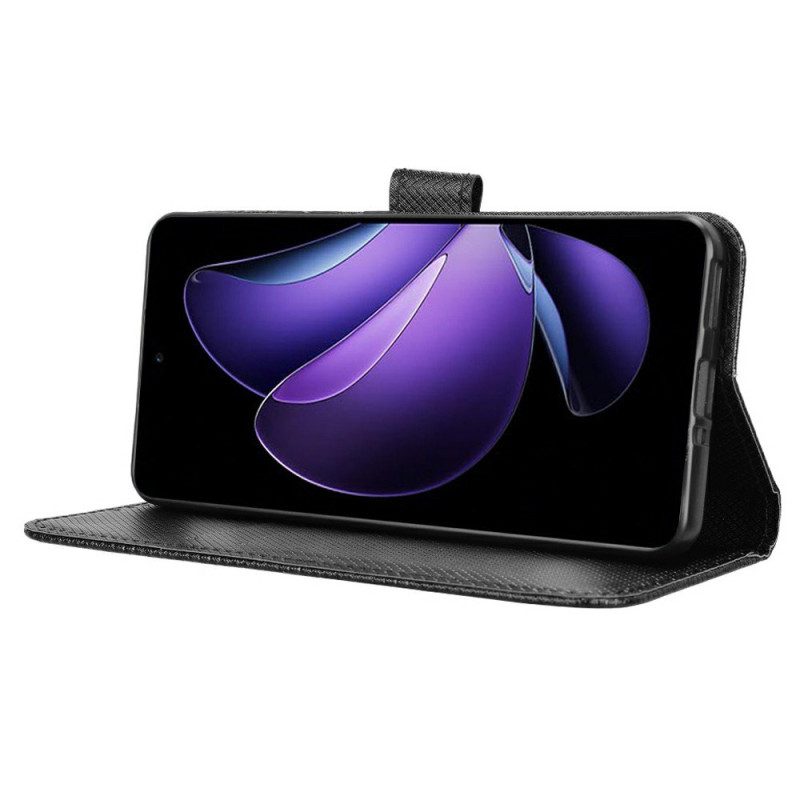 Nahkakotelo Oppo Reno 13f 4g / 5g / 13 Fs 5g Pisteet