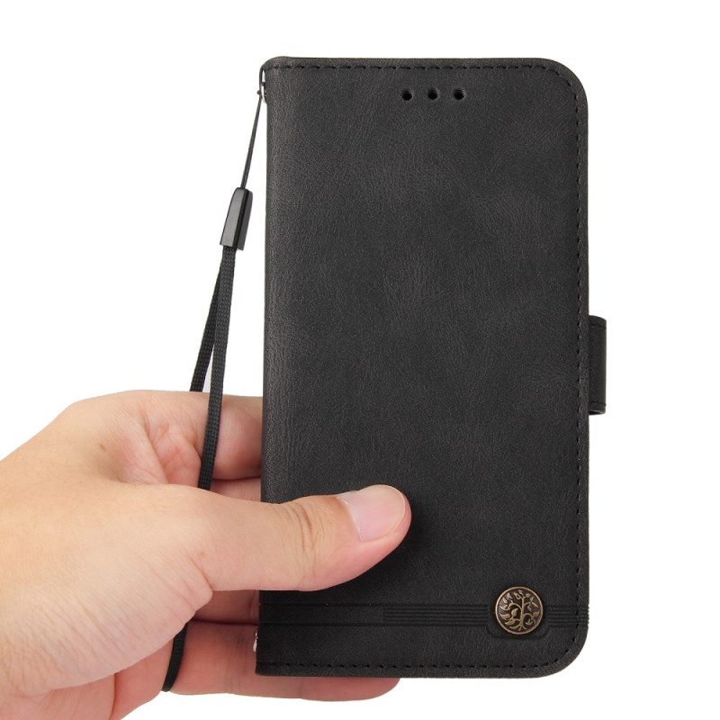 Kotelot Vivo X200 Pro Puhelinkuoret Niitillä Koristeltu Mokkanahkakuvioinen Koriste