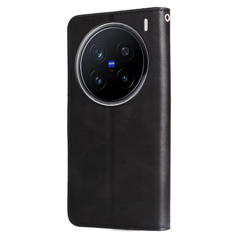 Kotelot Vivo X200 Pro Vetoketjullinen Lompakko