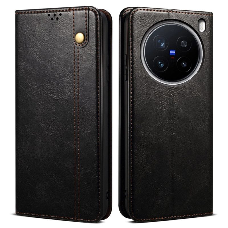 Nahkakotelo Vivo X200 Pro Vahattu Keinonahka