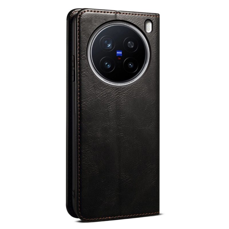 Nahkakotelo Vivo X200 Pro Vahattu Keinonahka