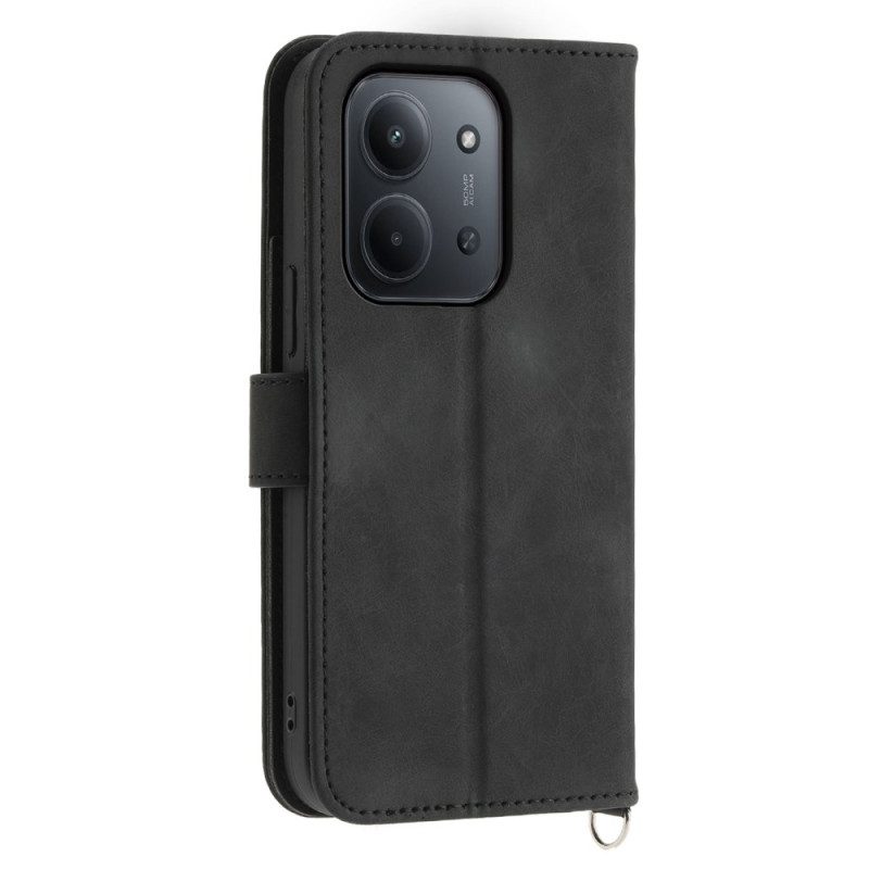 Kotelot Poco C85 Mokkanahkainen Pitsiefekti