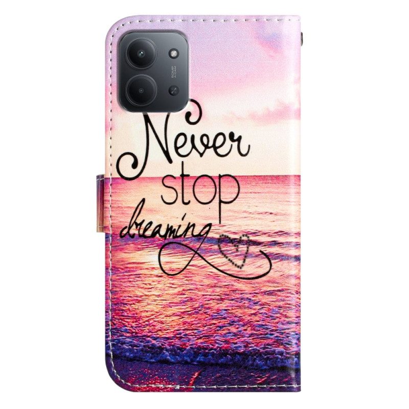 Kotelot Poco C85 Puhelinkuoret Älä Koskaan Lopeta Unelmointia