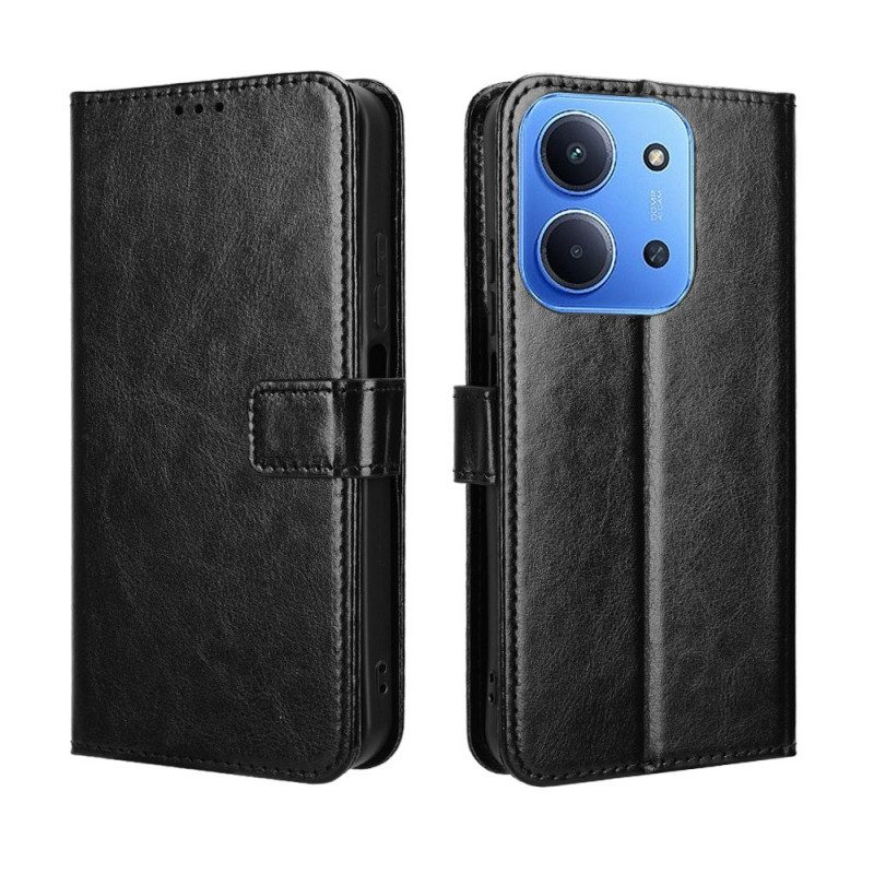 Kotelot Poco C85 Räikeä Keinonahka Suojakuori