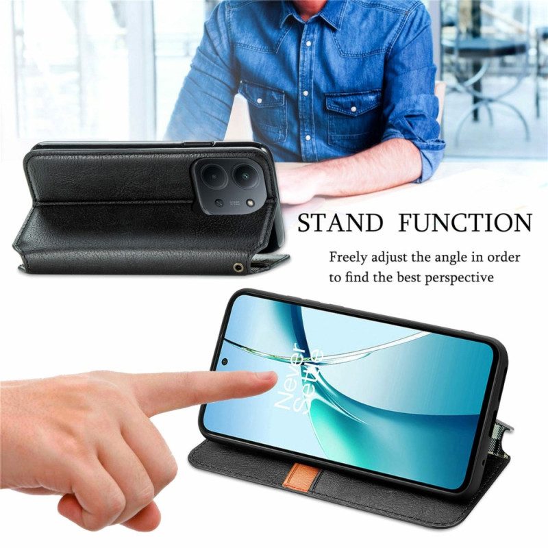 Nahkakotelo Poco C85 Mokkanahkakuvio Suojakuori