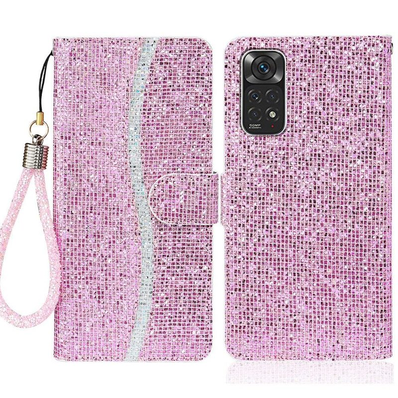 Kotelot Xiaomi Redmi Note 11 / Note 11S Glitter-korttikotelo