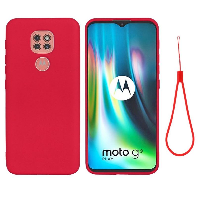 Kuori Motorola Moto G9 Play Puro Nestemäinen Silikoni