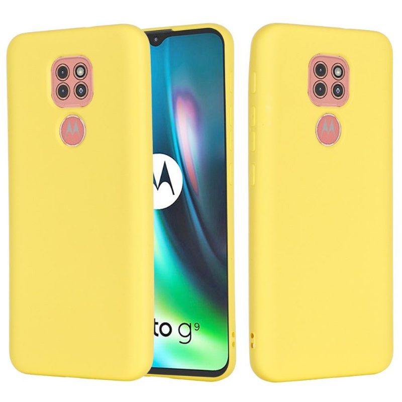 Kuori Motorola Moto G9 Play Puro Nestemäinen Silikoni